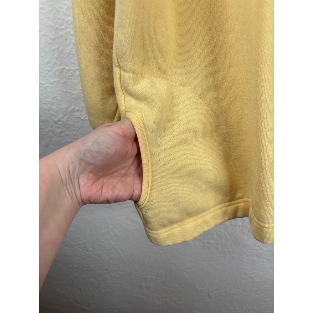 VTG Top Stitch Morning Sun Sweatshirt Full Zip XL Yellow Hummingbird Embroidery - Picture 4 of 14